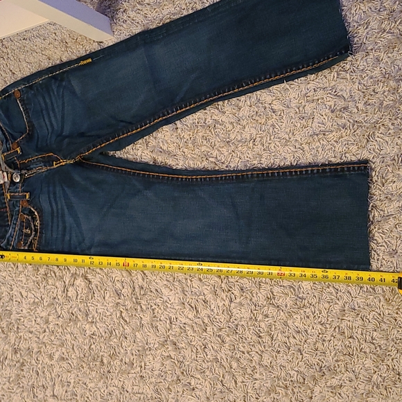 True religion dark blue jeans size 34 x 29.5 - Picture 12 of 13
